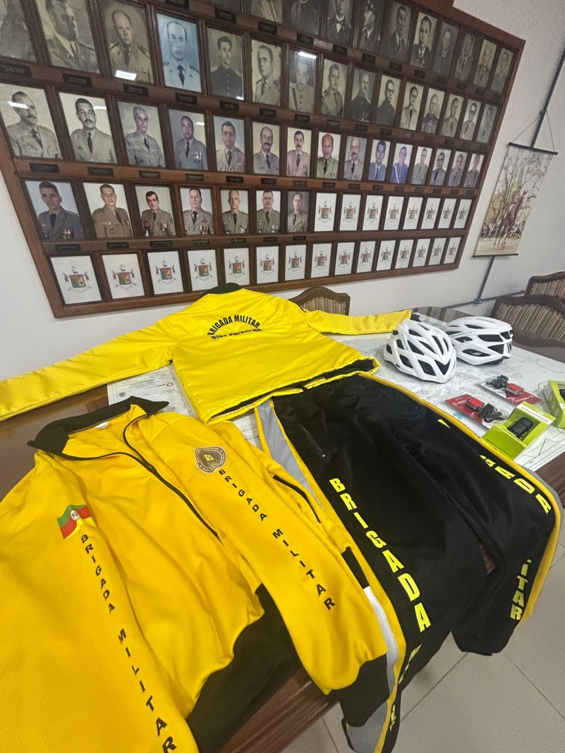Bike Patrulha recebe novos equipamentos em Santa Maria
