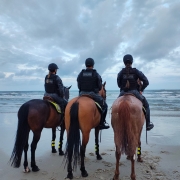 Policiamento Montado na Praia de Imbé