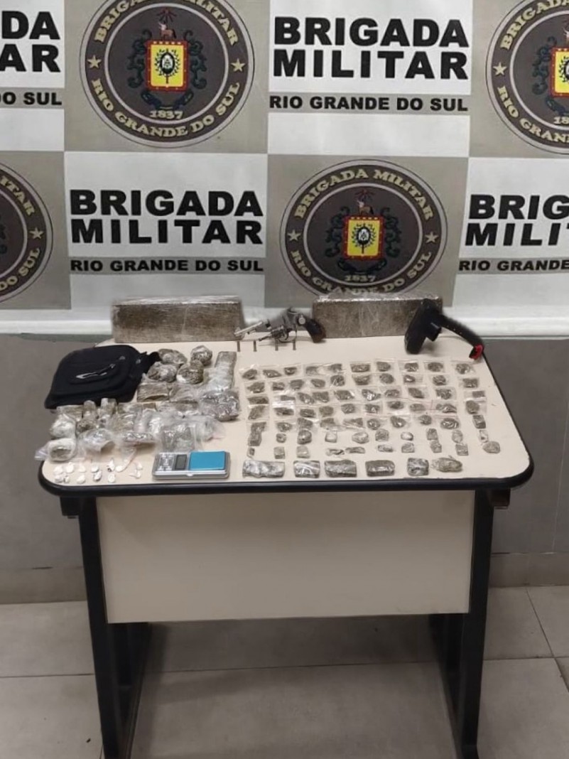 Pris&atilde;o Porte ilegal de arma de fogo e tr&aacute;fico de drogas