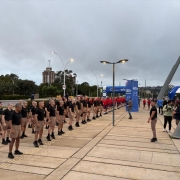 A institui&ccedil;&atilde;o participou de uma corrida alusiva ao Dia do Desafio, na Orla do Gas&ocirc;metro e, no Centro Hist&oacute;rico, de atividades na Esquina Democr&aacute;tica. 